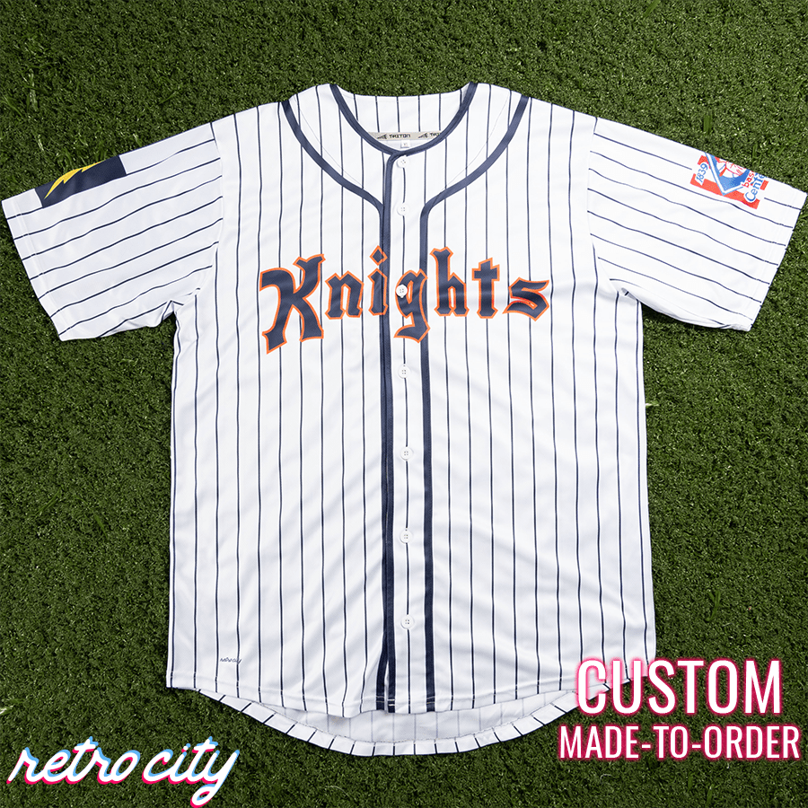 new york knights 'the natural' roy hobbs custom baseball jersey