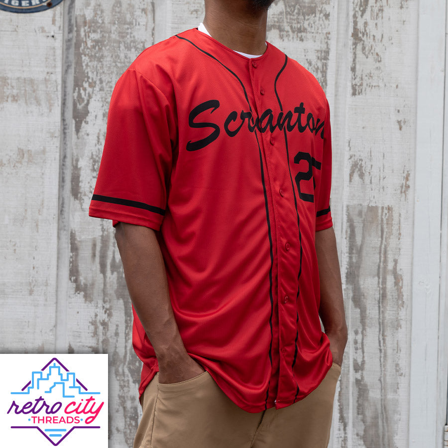 the office scranton branch custom baseball jersey