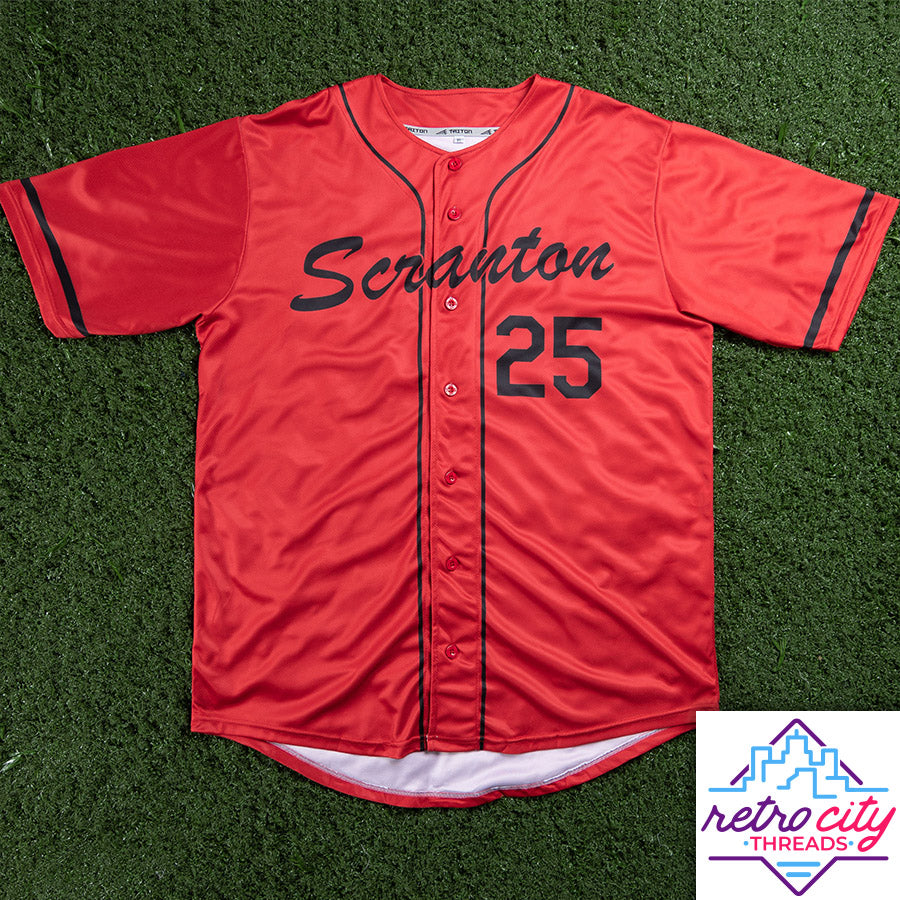 the office scranton branch custom baseball jersey