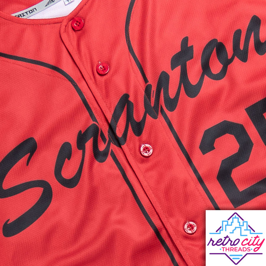 the office scranton branch custom baseball jersey