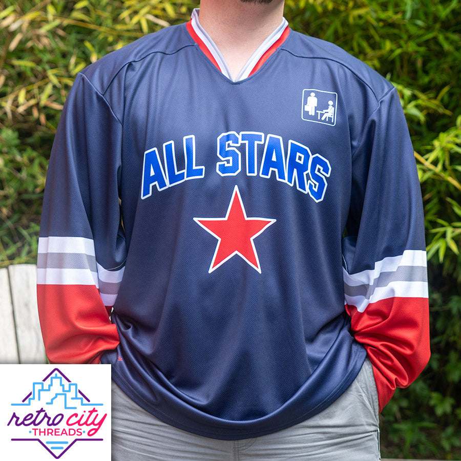 threat level midnight the office michael scott scarn custom hockey jersey