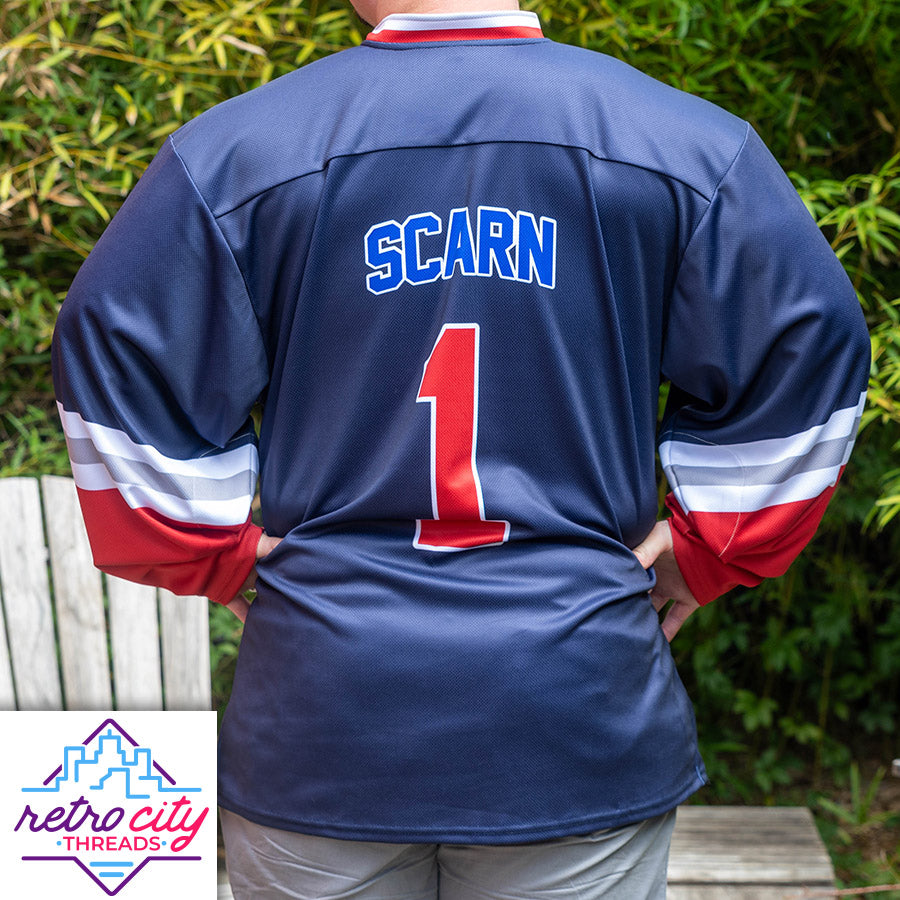 threat level midnight the office custom hockey jersey