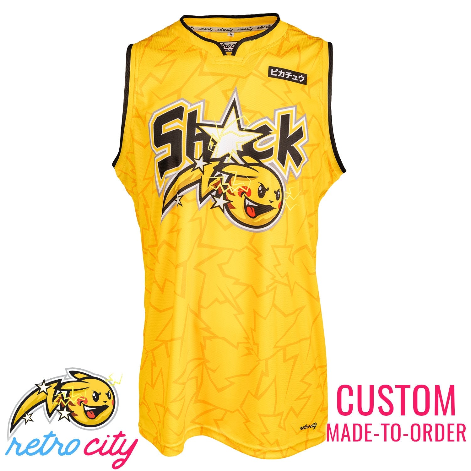 Shock Pikachu Pokémon Basketball Jersey