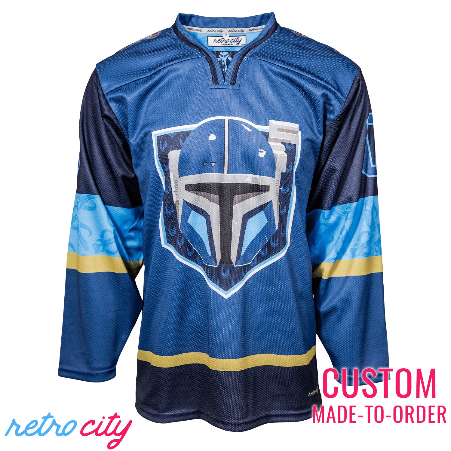 Paz Vizsla Bounty Hunters Mandalorian DisneyDin Djarin Hockey Jersey Sweater