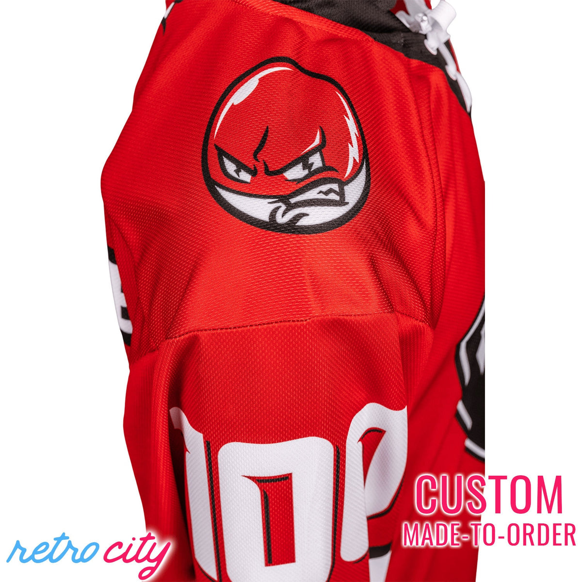 Volts Voltorb Pokemon Lace-Up Hockey Jersey Sweater *CUSTOM*