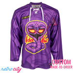 Arbok Kai Pokemon Lace-Up Hockey Jersey Sweater *CUSTOM*