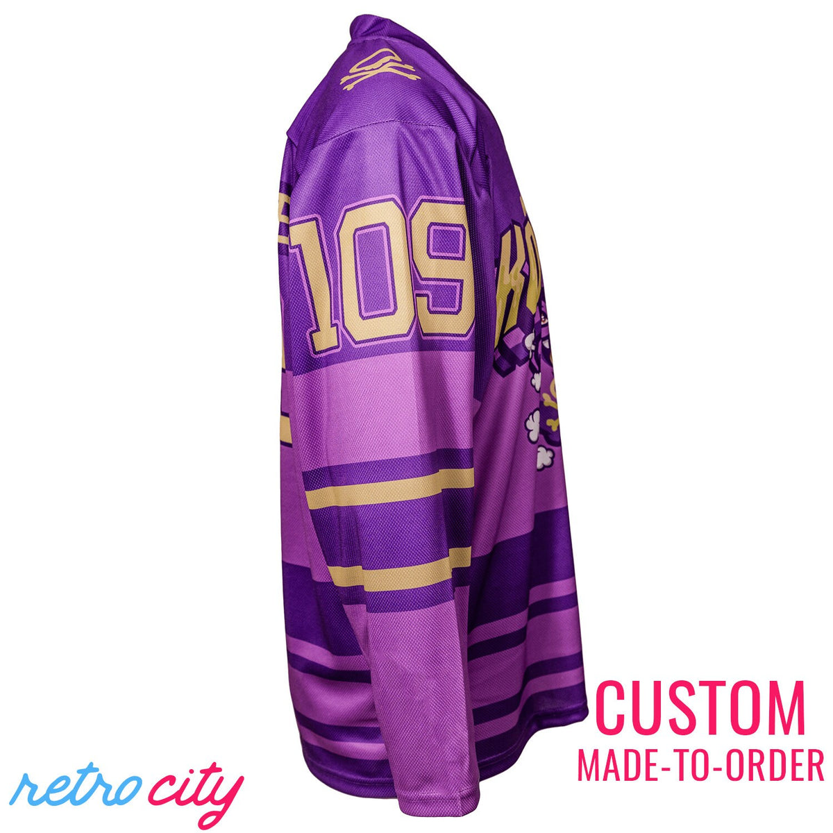 New Toxic Koffing Pokemon Hockey Jersey Sweater *CUSTOM*