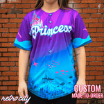 princess ariel little mermaid disney custom baseball jersey