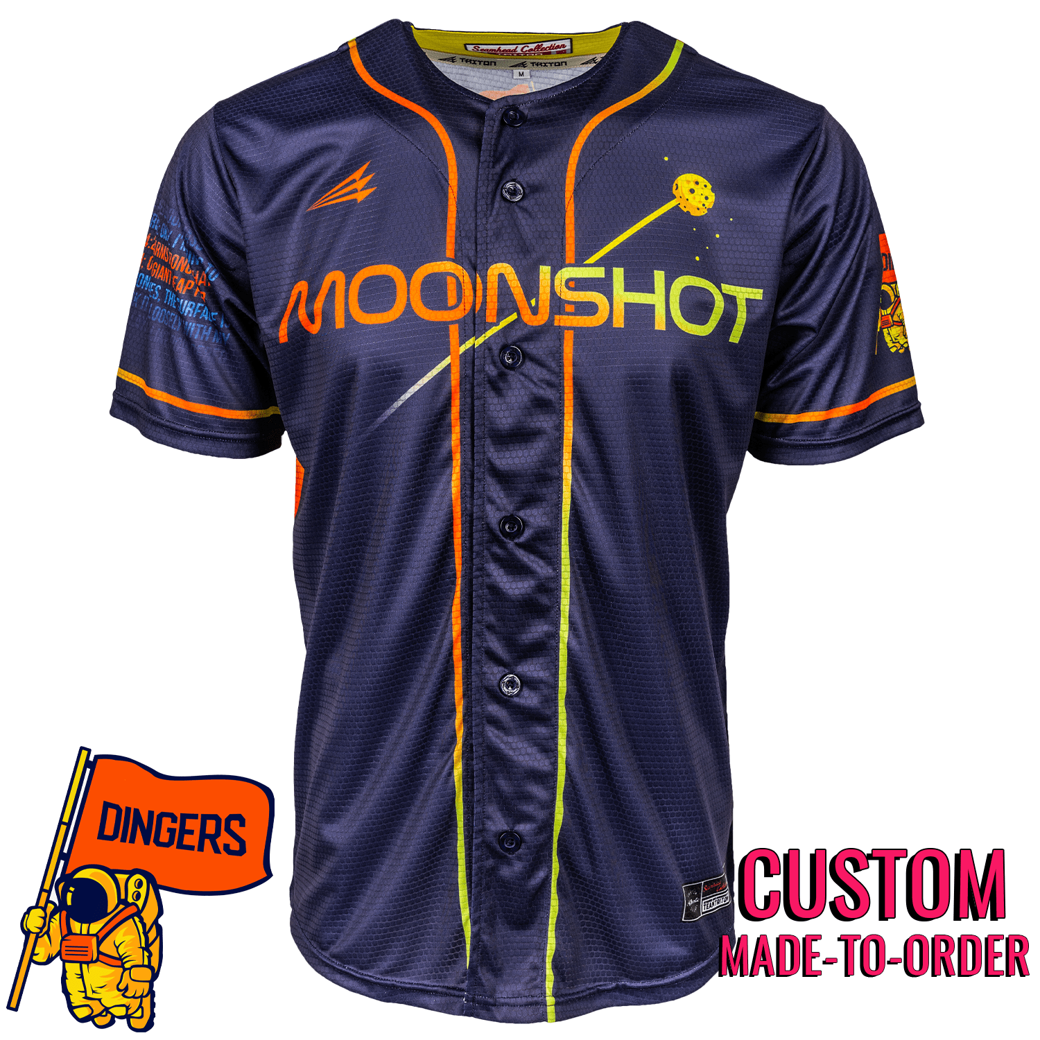 Moonshot Houston Astros City Connect Baseball Jersey NASA Triton