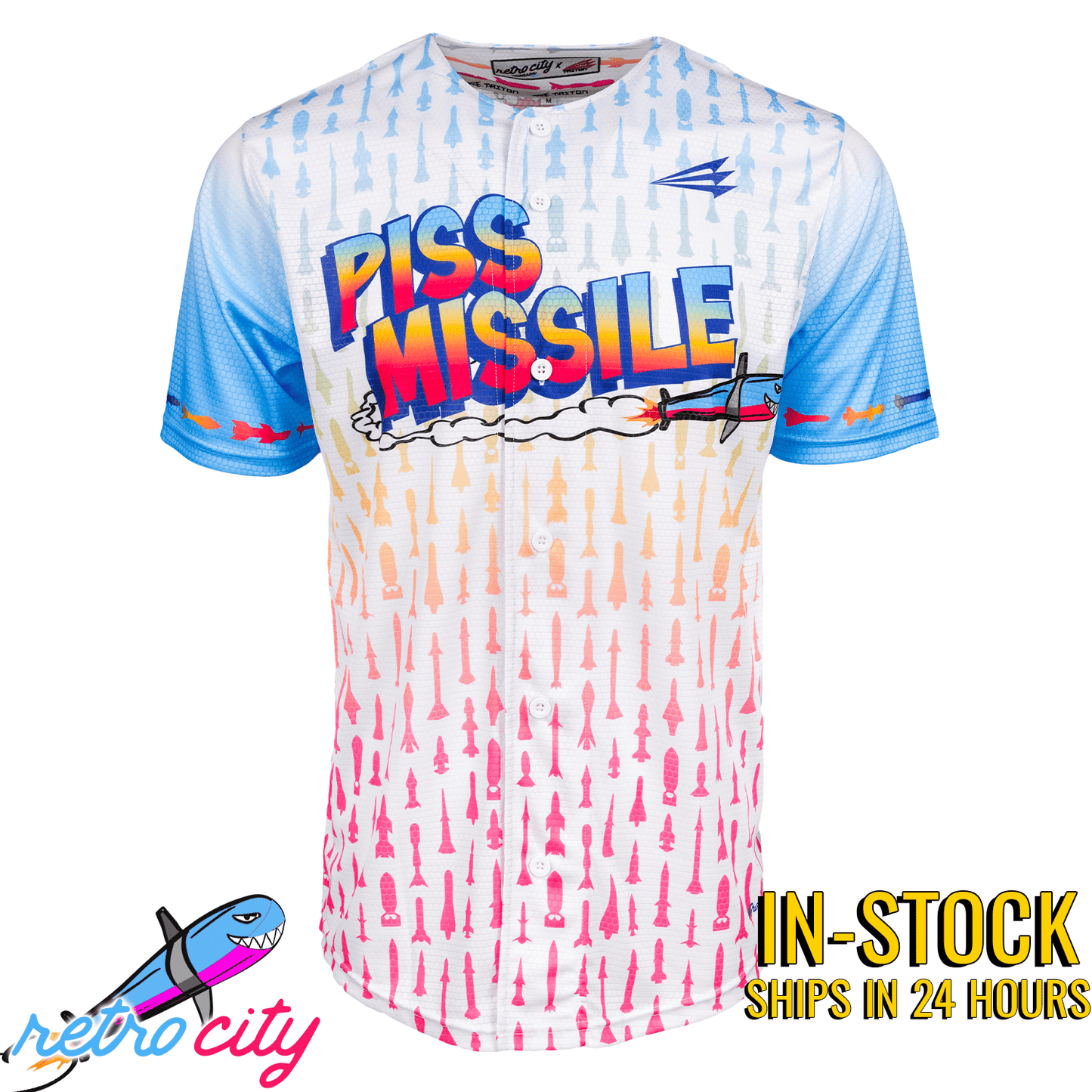Piss Missile Seamhead Collection Triton Baseball Jersey