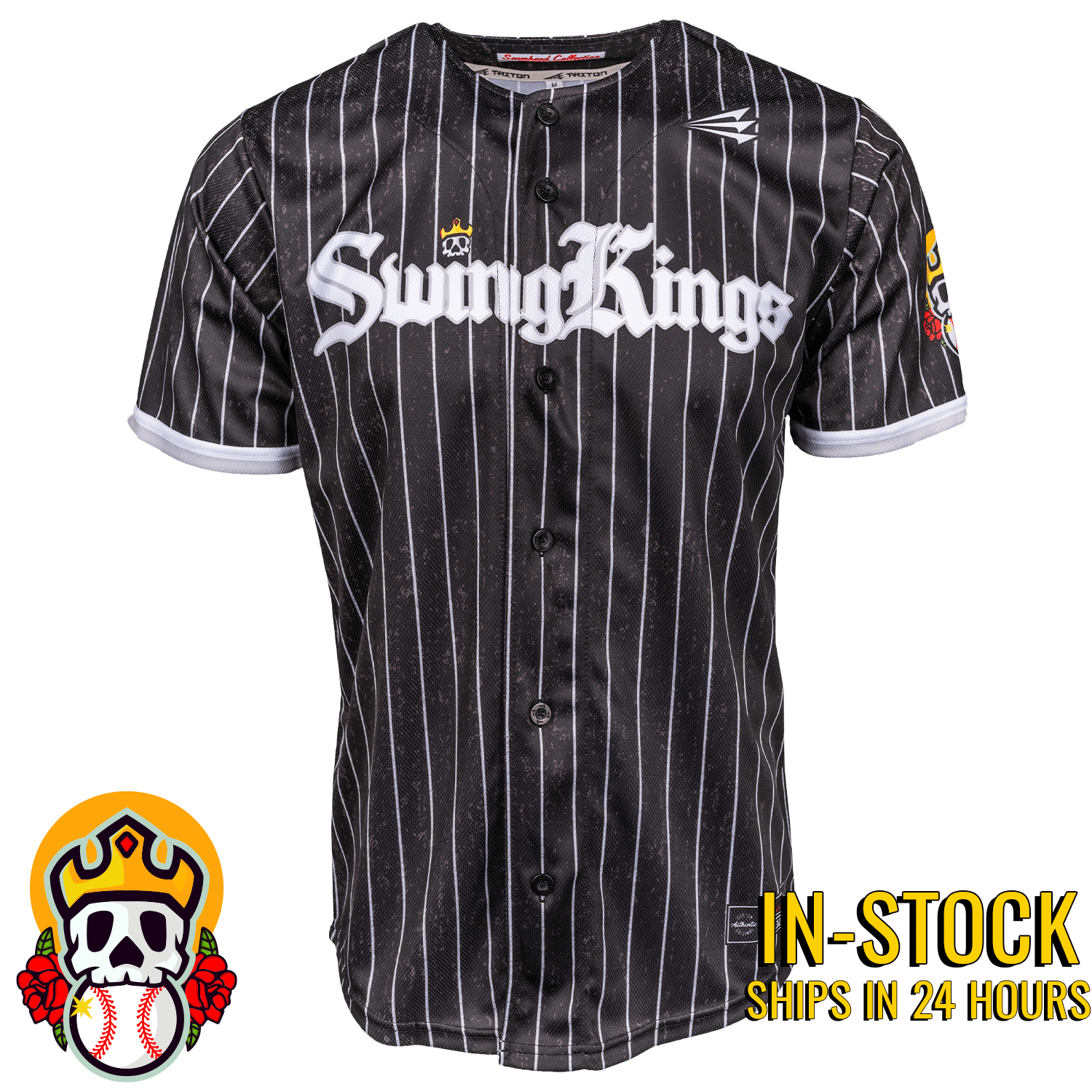 Swing Kings Full-Button Baseball Jersey *IN-STOCK*