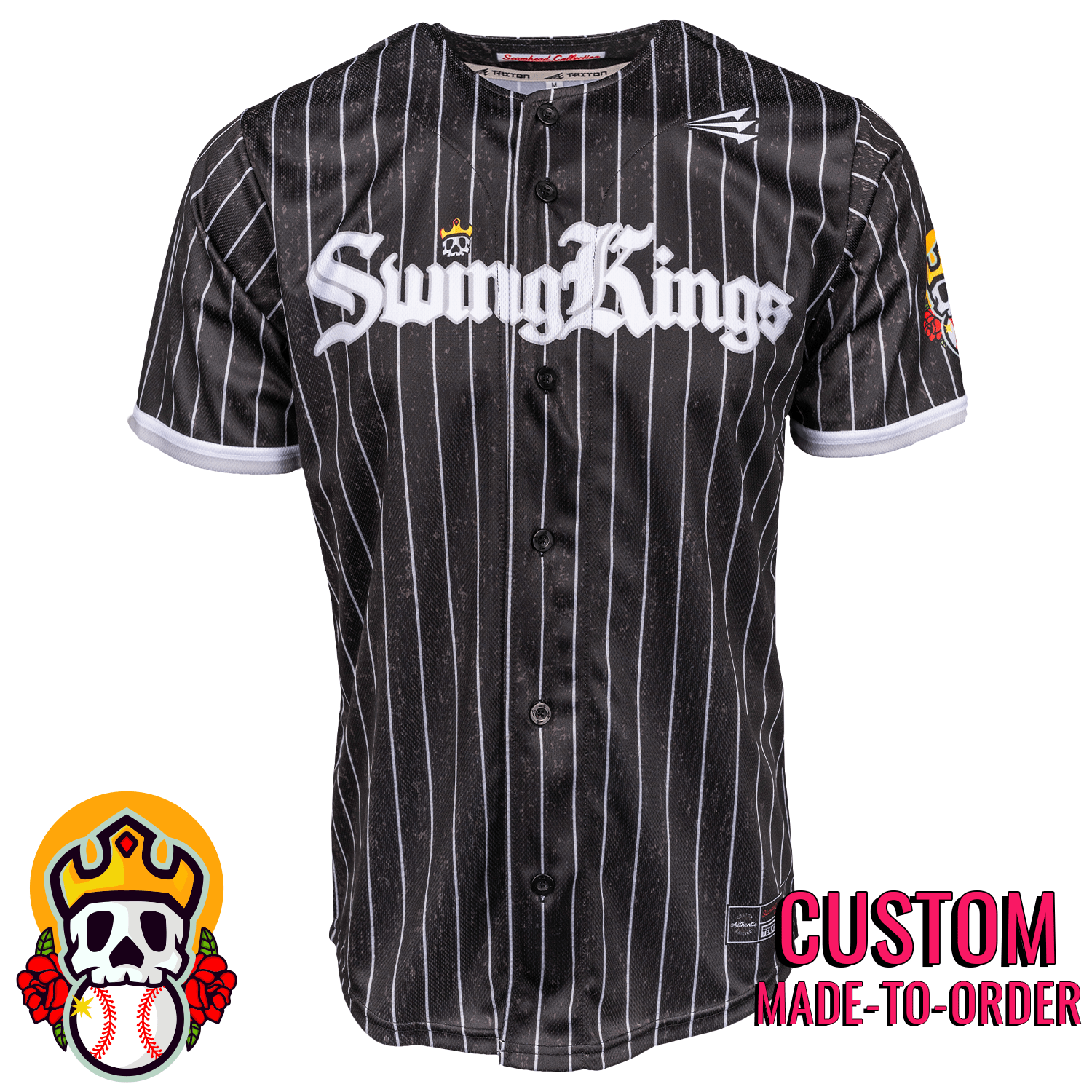 Swing Kings Full-Button Baseball Jersey