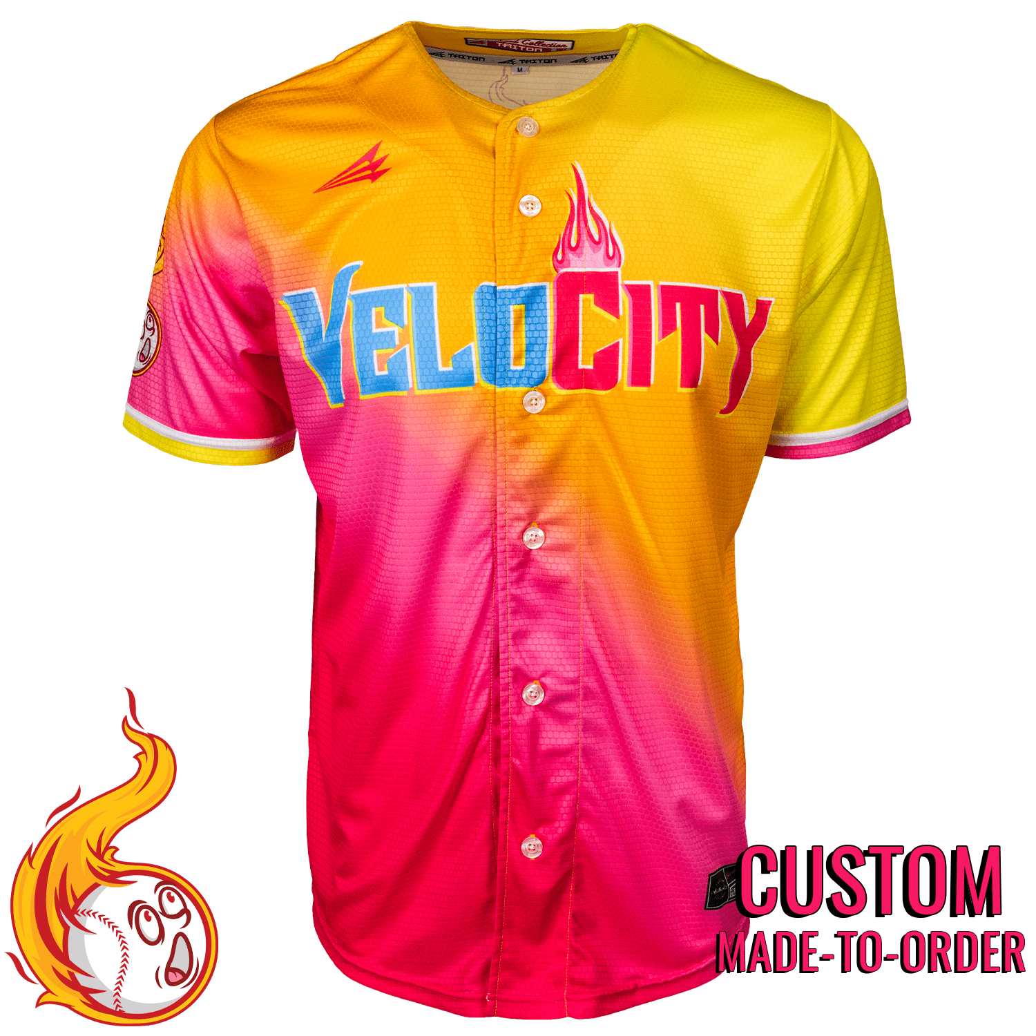 VeloCity Baseball Lifestyle Jersey Seamhead Collection Triton