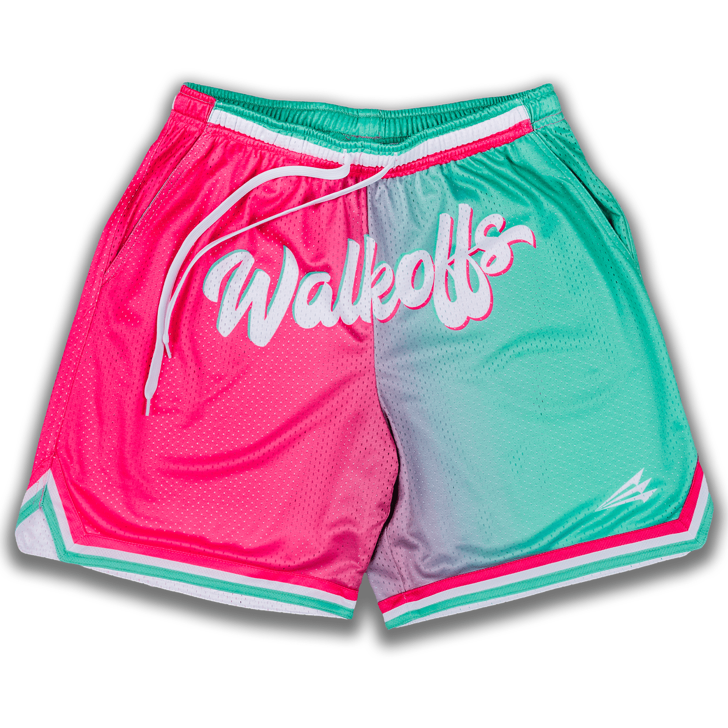 Watermelon Walkoffs Mesh Lifestyle Baseball Shorts *IN-STOCK*