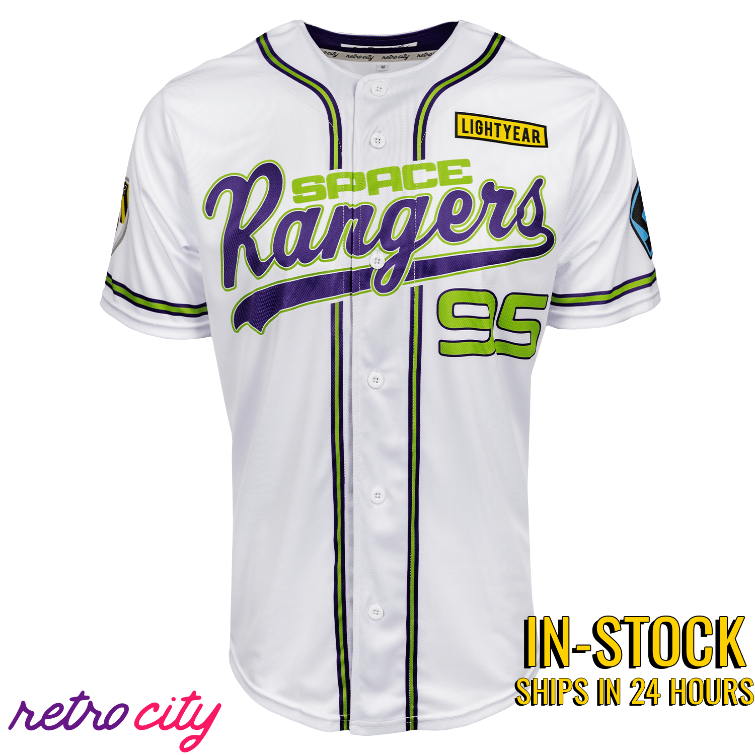 space rangers buzz lightyear toy story disney world disney movie baseball fan jersey in-stock