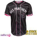 Sex Panthers Full-Button Baseball Jersey Shirt in-stock