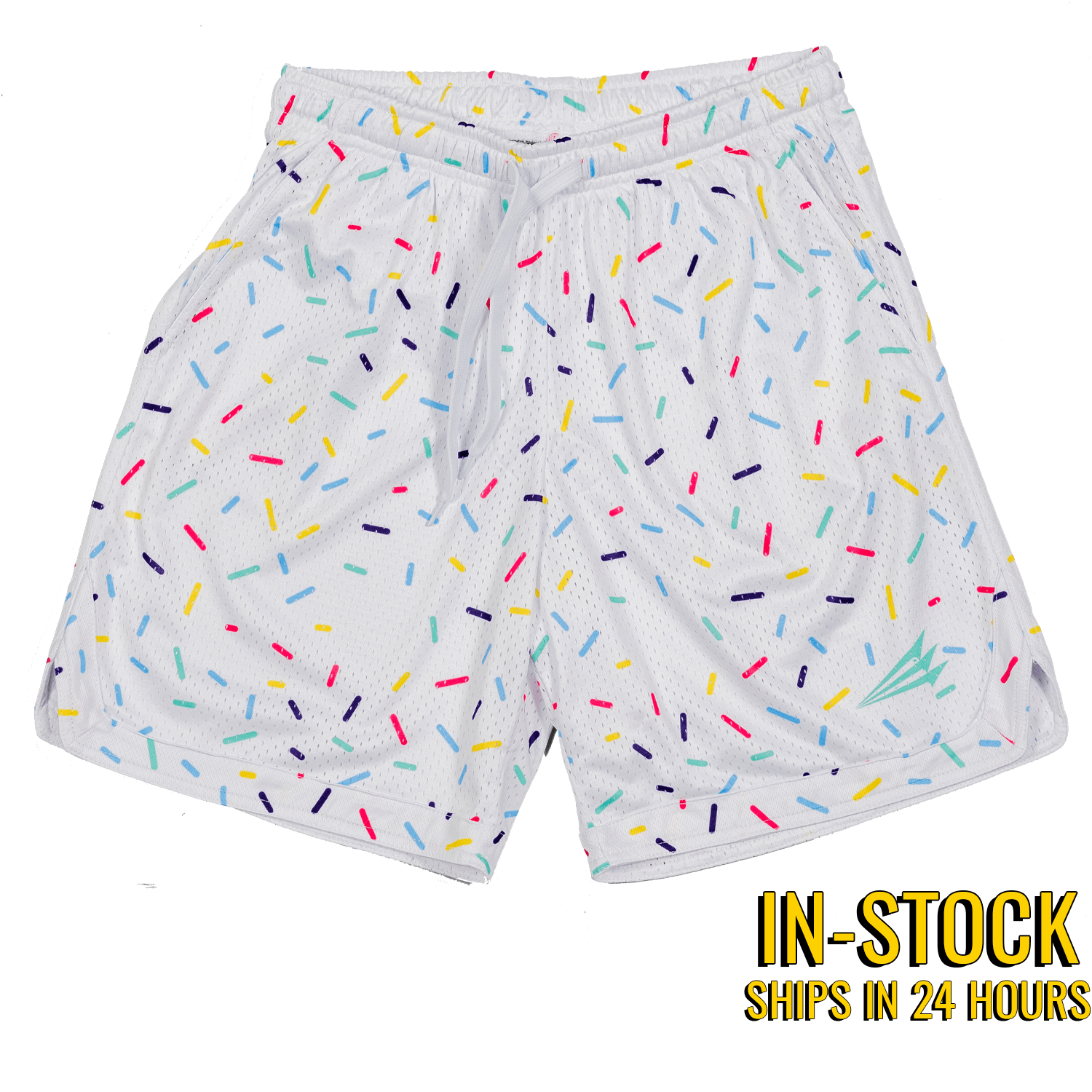 Sprinkles Retro Mesh Pocket Baseball Lifestyle Shorts