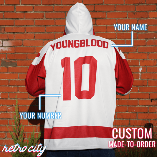 Hamilton Mustangs Youngblood Custom Lace-Up Hockey Hoodie Sweater