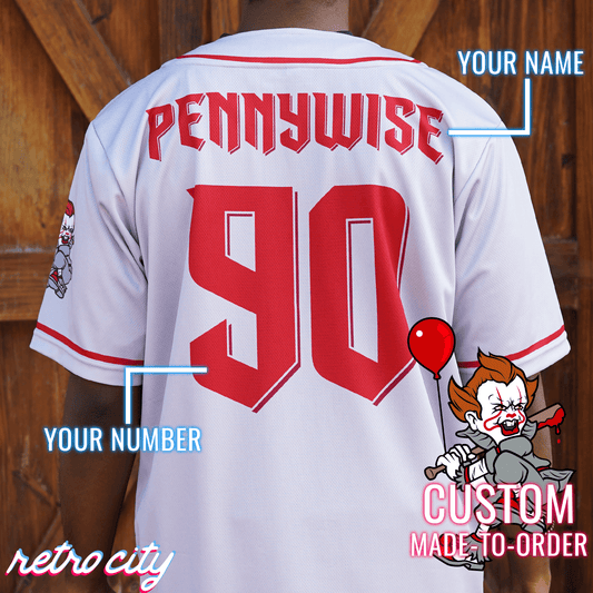 Pennywise Slasher Series Full-Button Baseball Jersey
