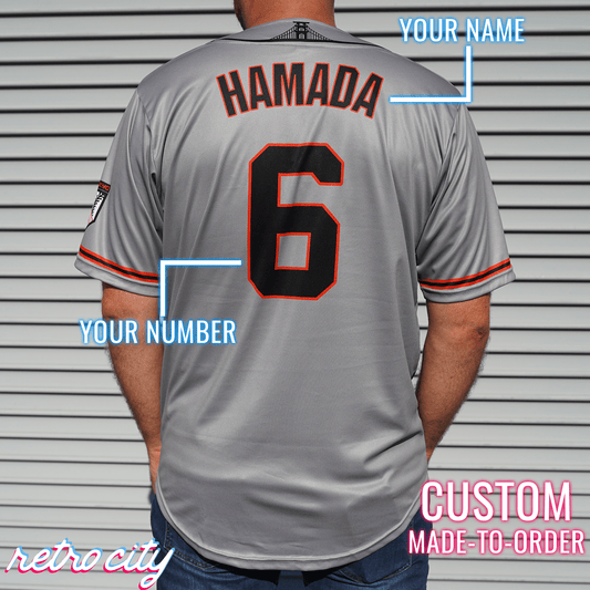 San Fransokyo Ninjas Full-Button Baseball Jersey J1