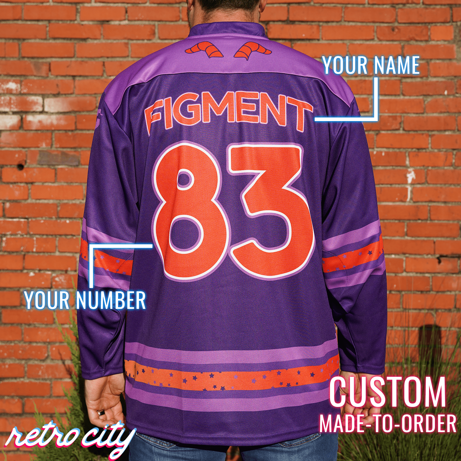 Dreamfinders Lace-up Hockey Jersey Sweater