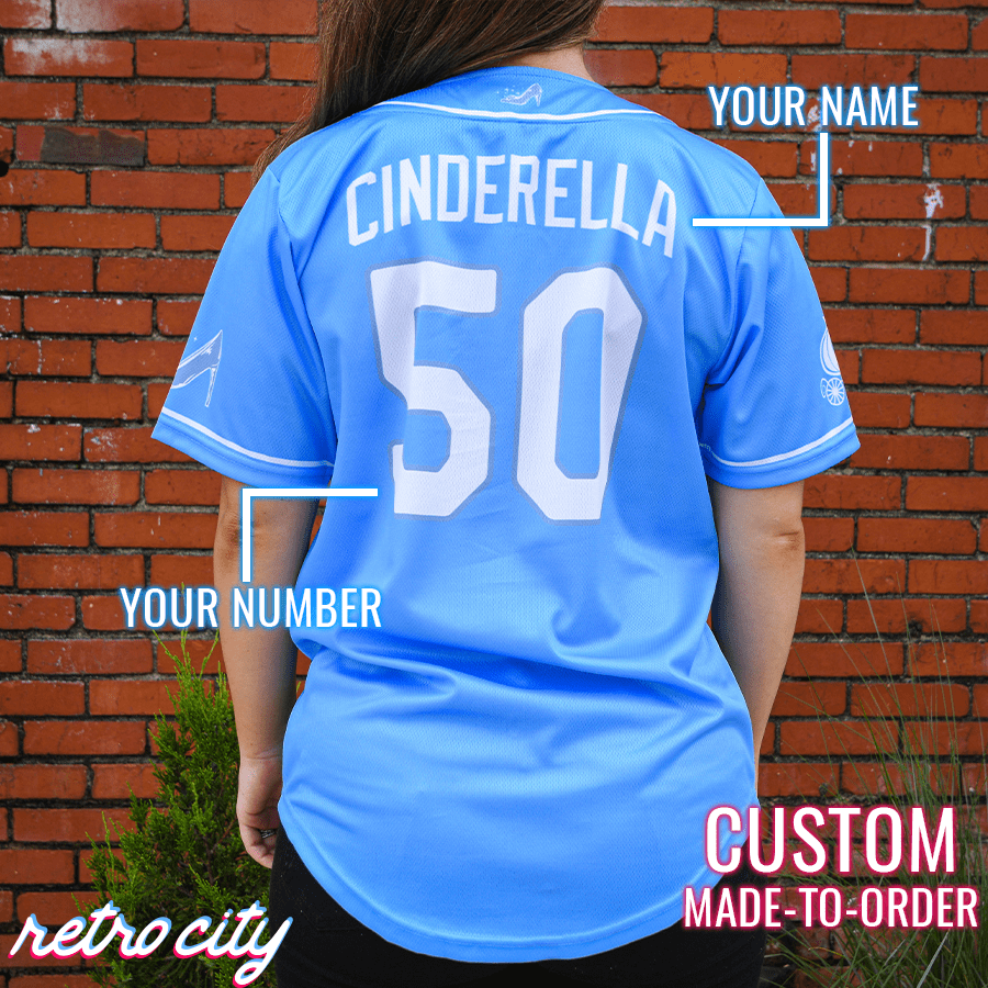 Princess Cinderella Custom Baseball Jersey