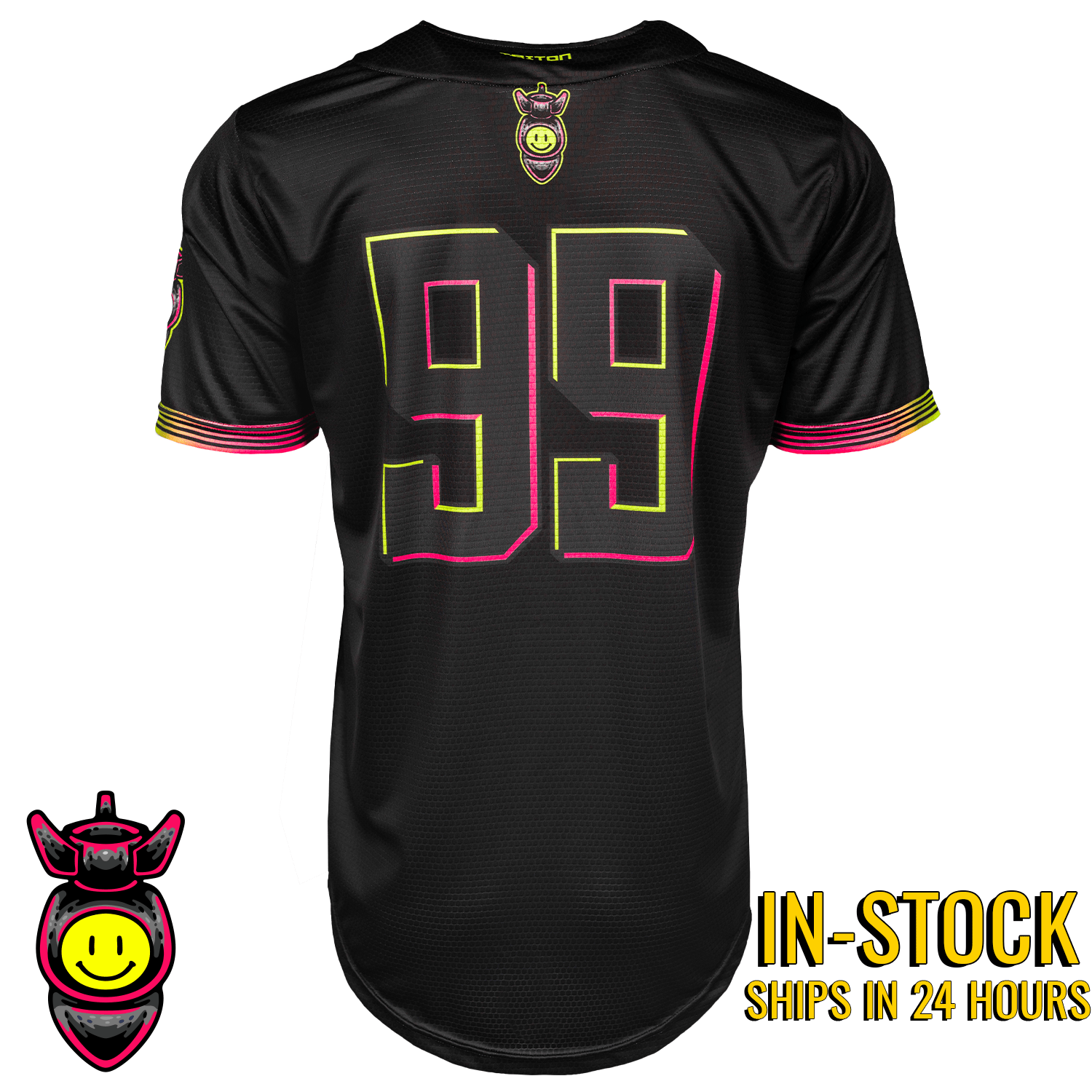 Nukes Full-Button Baseball Jersey *IN-STOCK*