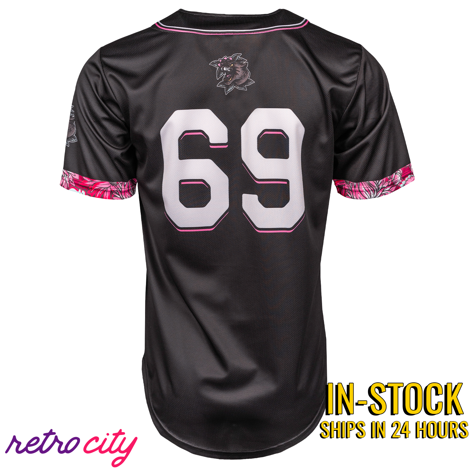 Sex Panthers Full-Button Baseball Jersey *IN-STOCK*