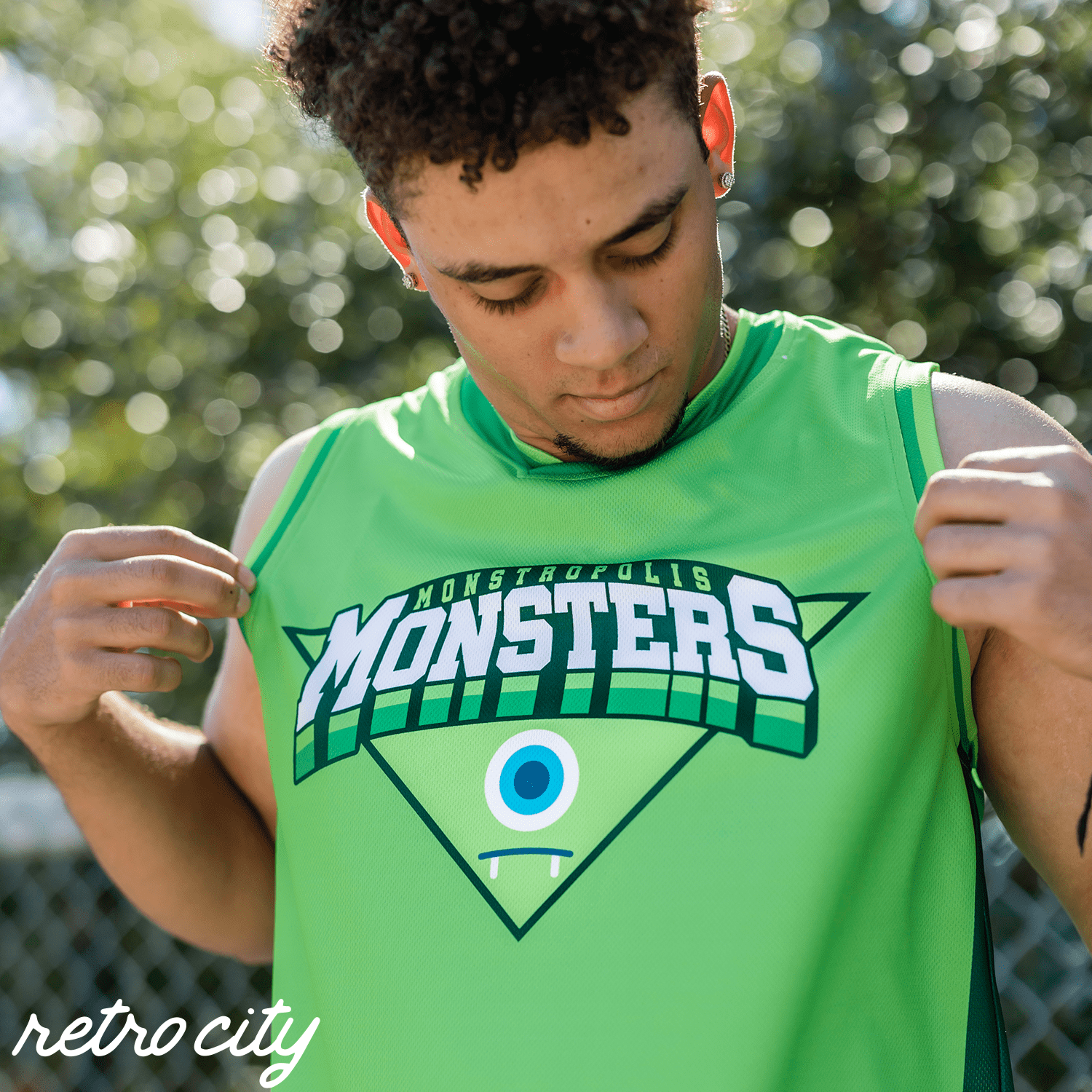 Disney Monsters University mike wazowski Basketball Jersey