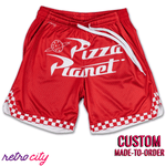 Pizza Planet Toy Story Disney Retro Mesh Shorts