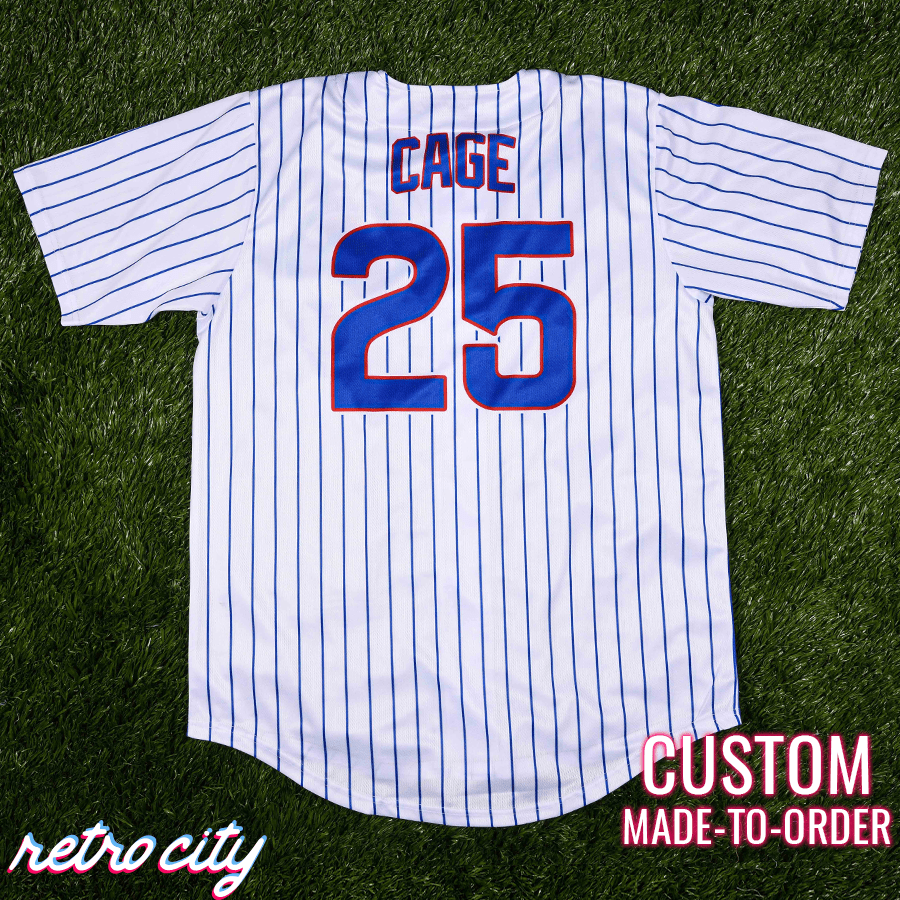 chicago cubs jersey, nick cage jersey