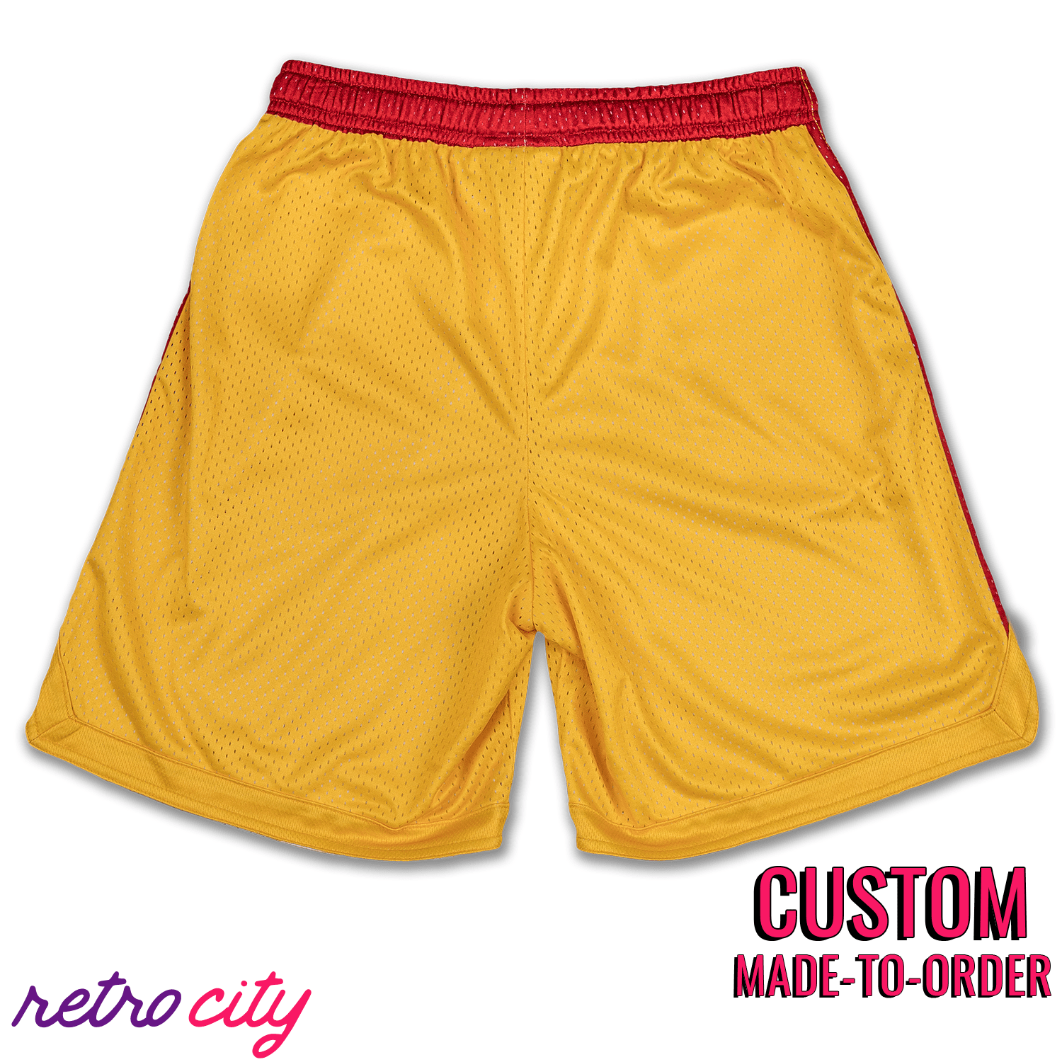 Average Joe's Gym Dodgeball Retro Mesh Pocket Shorts