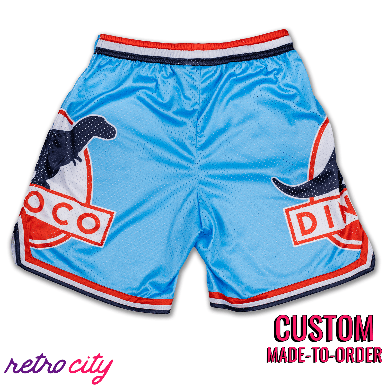 Dinoco Retro Mesh Pocket Shorts