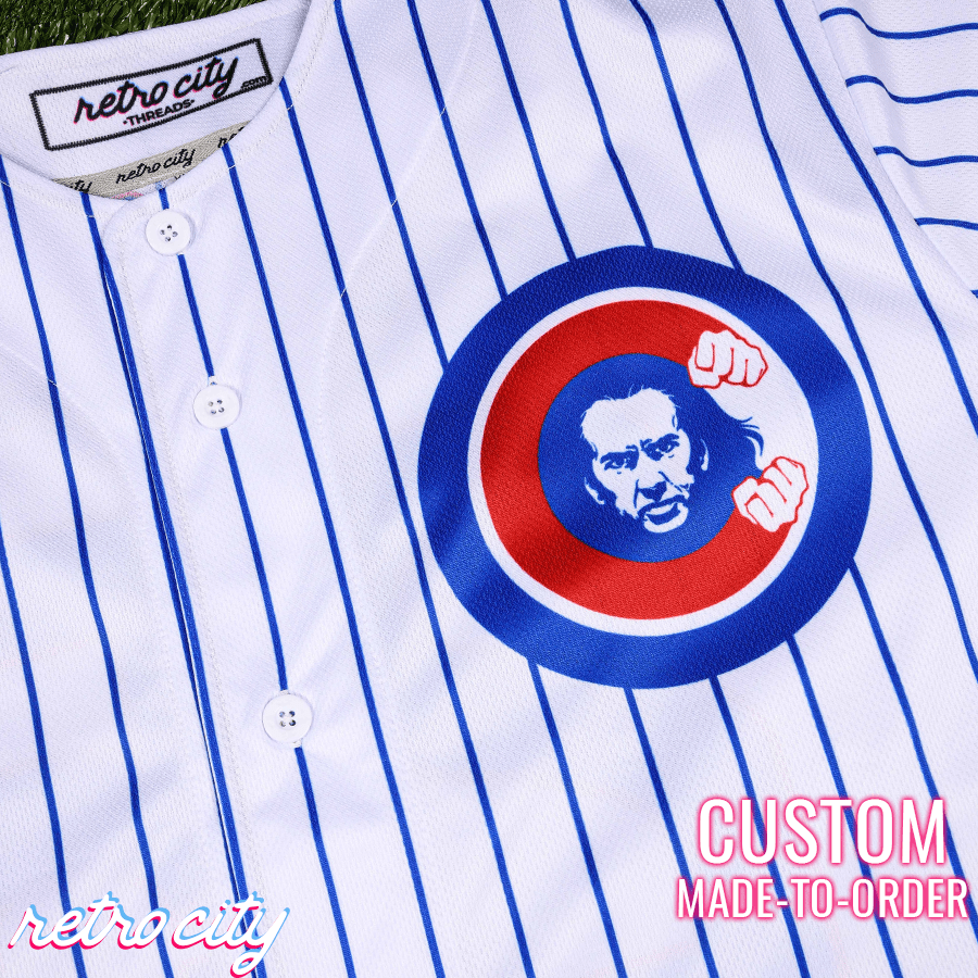 chicago cages cubs baseball jersey