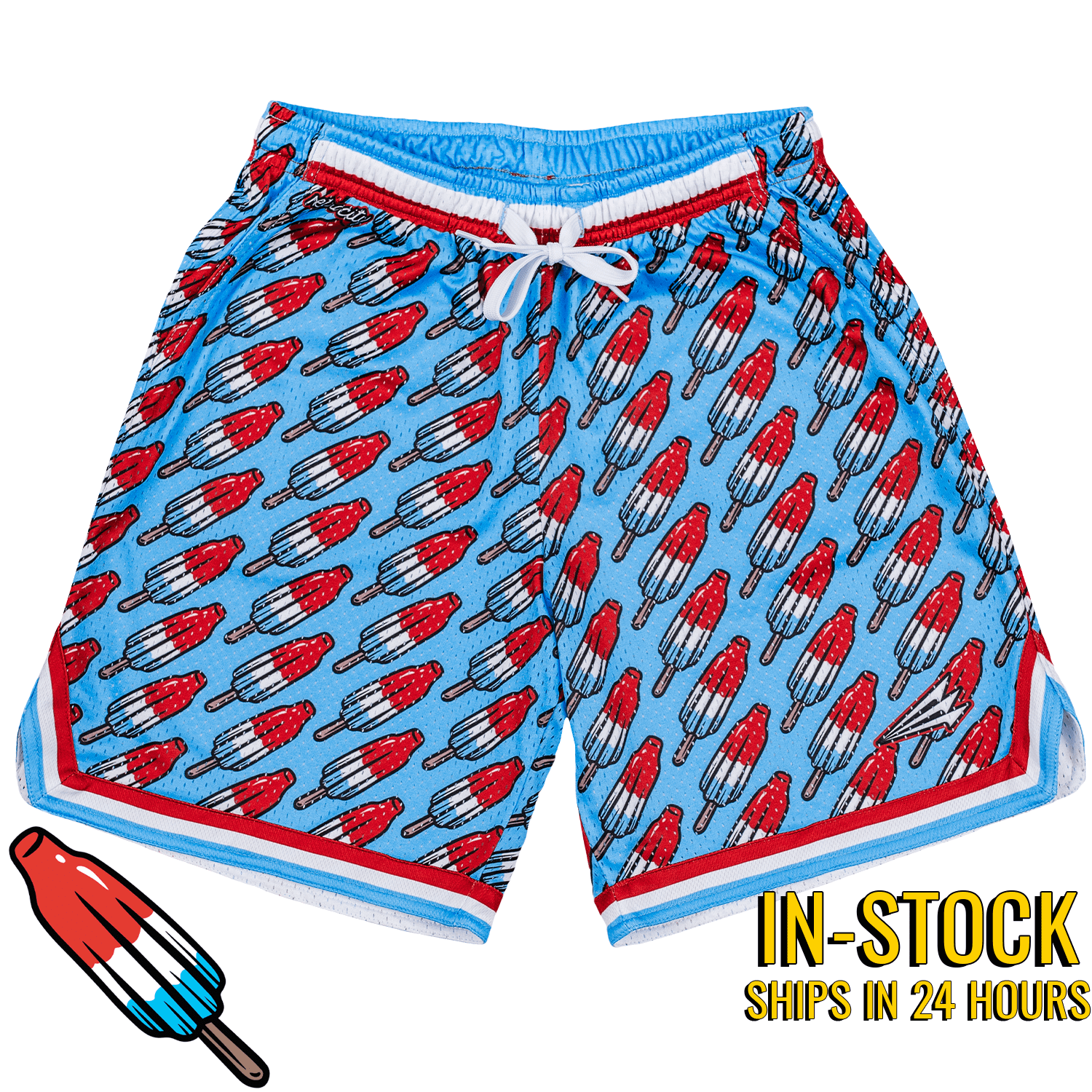 Freedom Pops Retro Mesh Pocket Shorts *IN-STOCK*