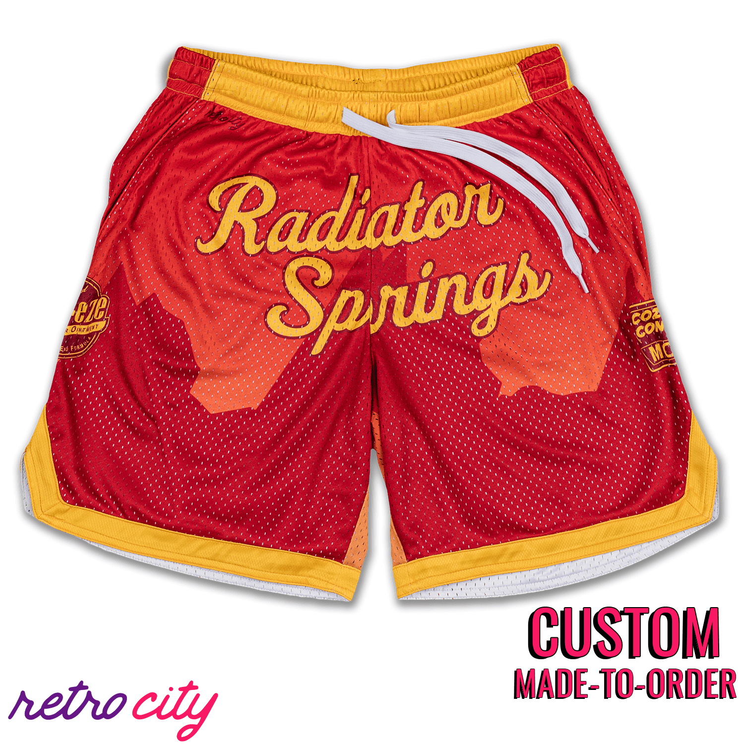 Radiator Springs Retro Mesh Shorts