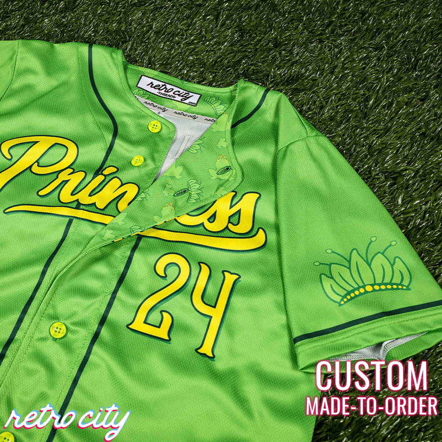 Bayou Princess Full-Button Baseball Jersey – Retro City Threads Bayou Princess Full-Button Baseball Jersey – Retro City Threads