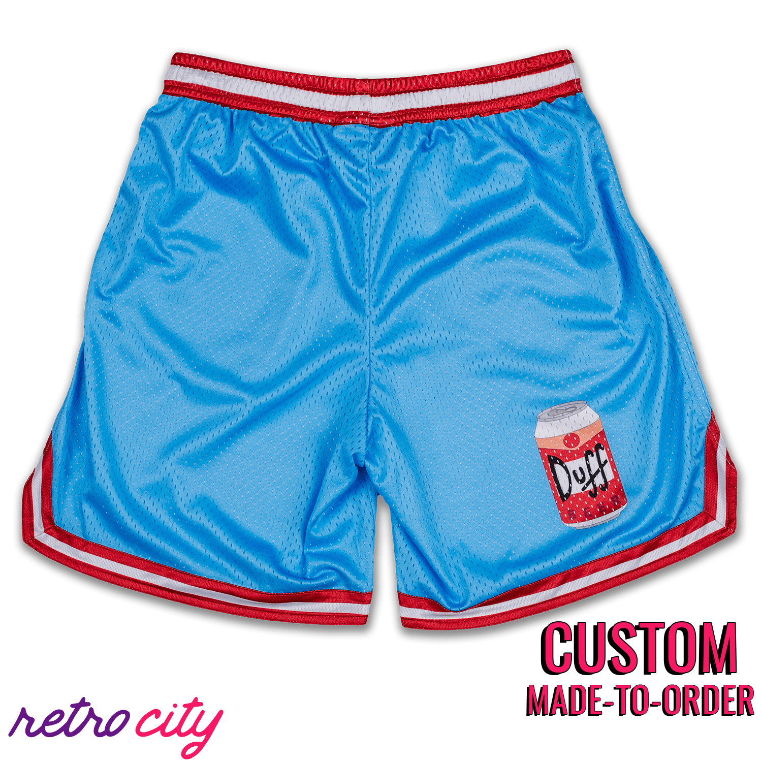 Duff Beer Duffman Retro Mesh Shorts