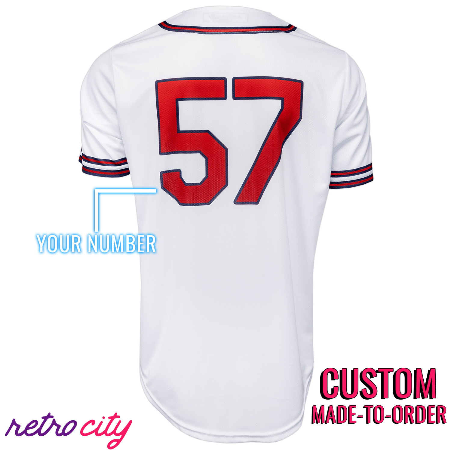 Atlanta Crackers 1957 Replica Vintage Custom Baseball Jersey