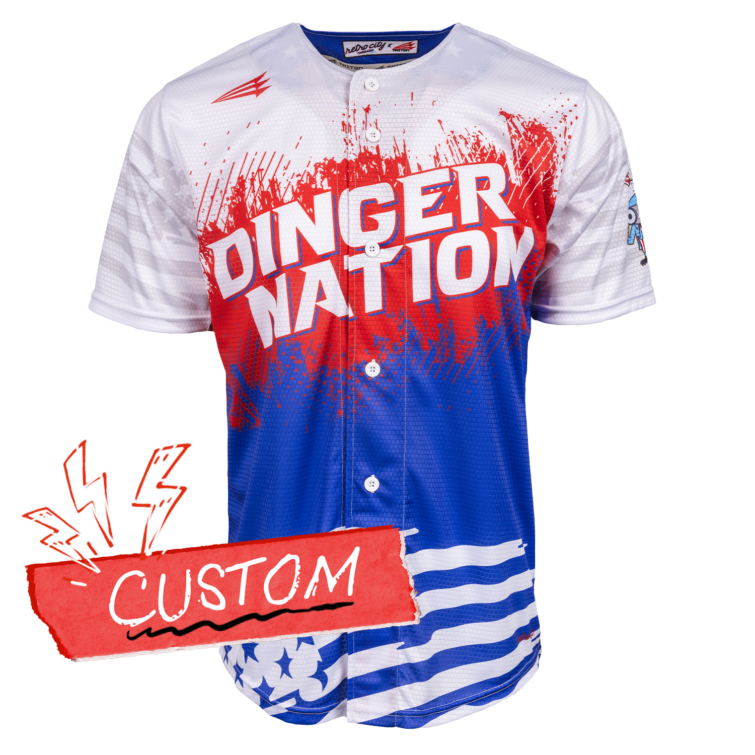 Dinger Nation Seamhead Collection Baseball Jersey – Retro City Threads