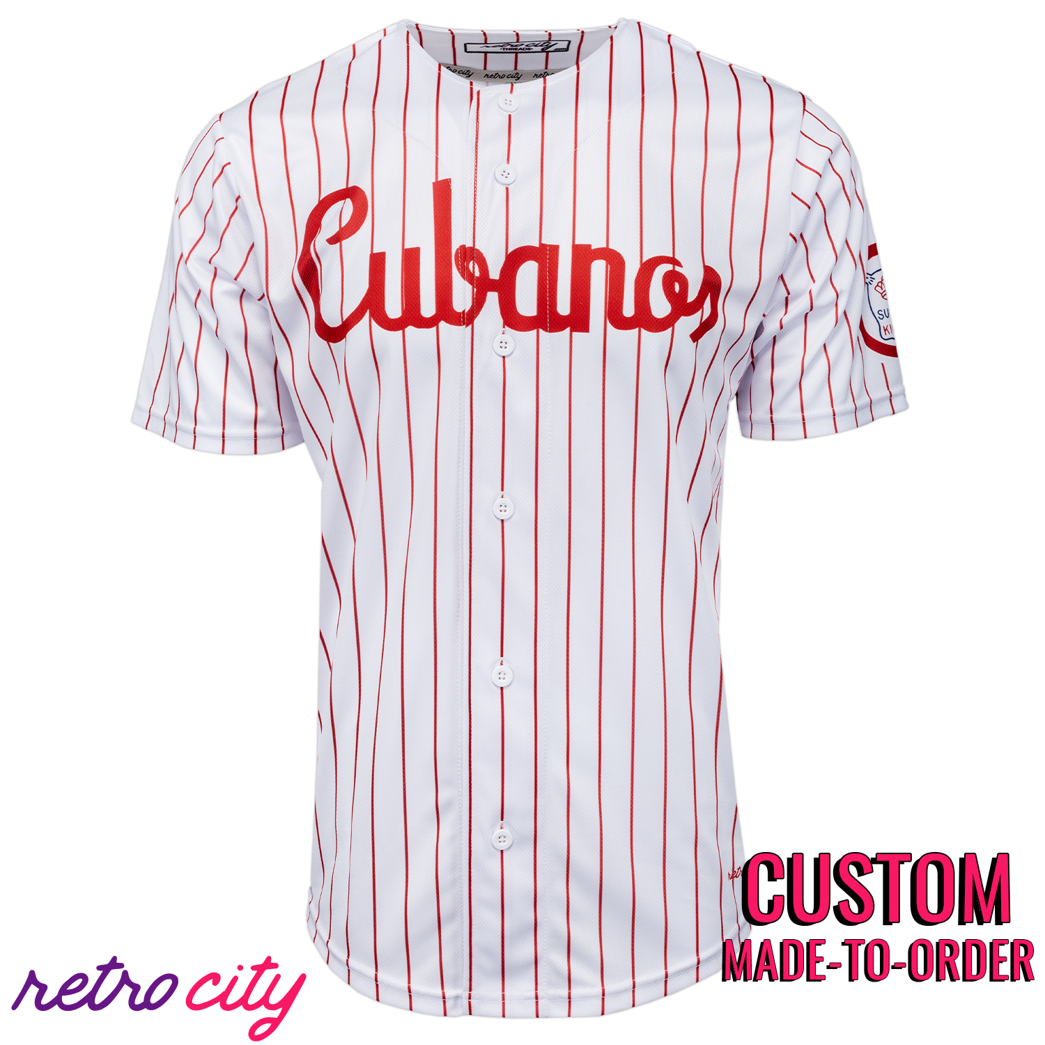 Havana Sugar Kings Cubanos 1959 Replica Vintage Baseball Jersey Ebbets Flannel