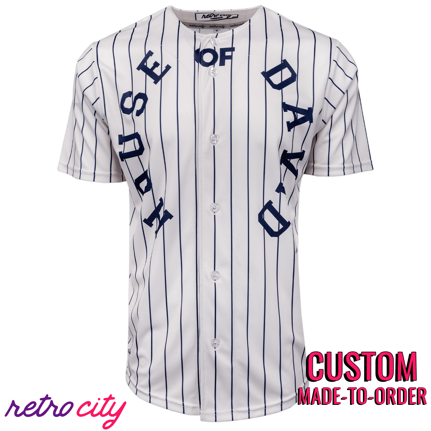 House of David 1921 Replica Vintage Custom Baseball Jersey Ebbets Flannel