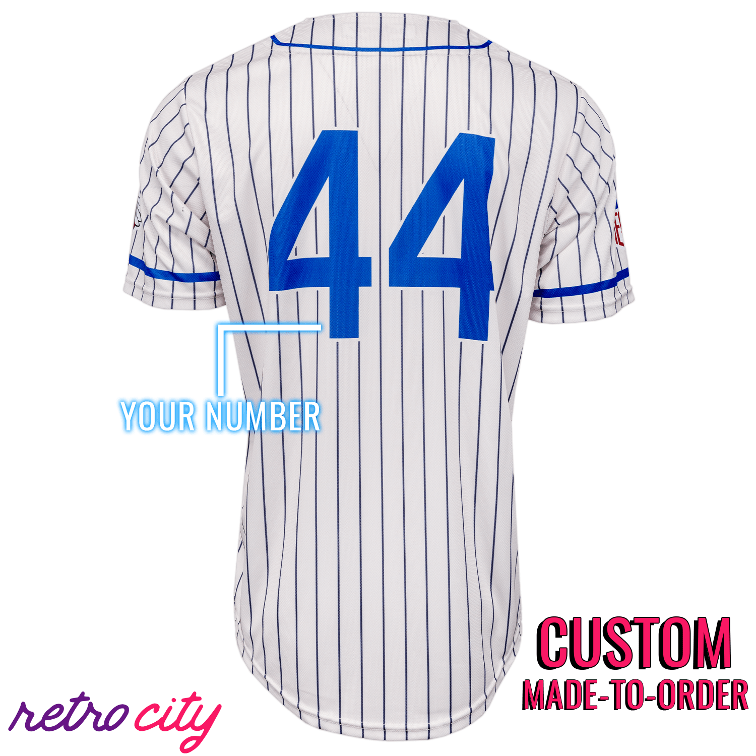 Memphis Chicks 1944 Replica Vintage Custom Baseball Jersey