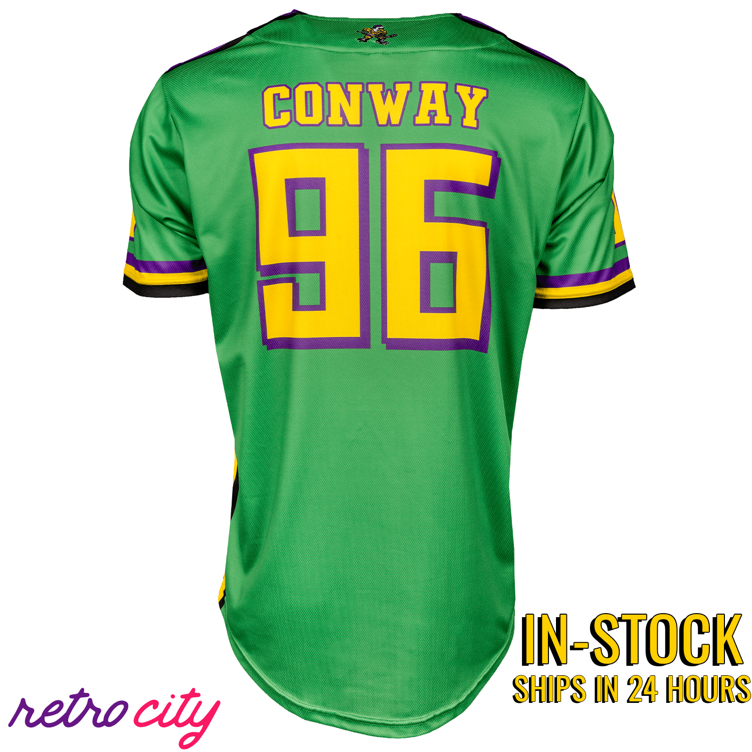Mighty Ducks Charlie Conway Baseball Jersey *IN-STOCK*