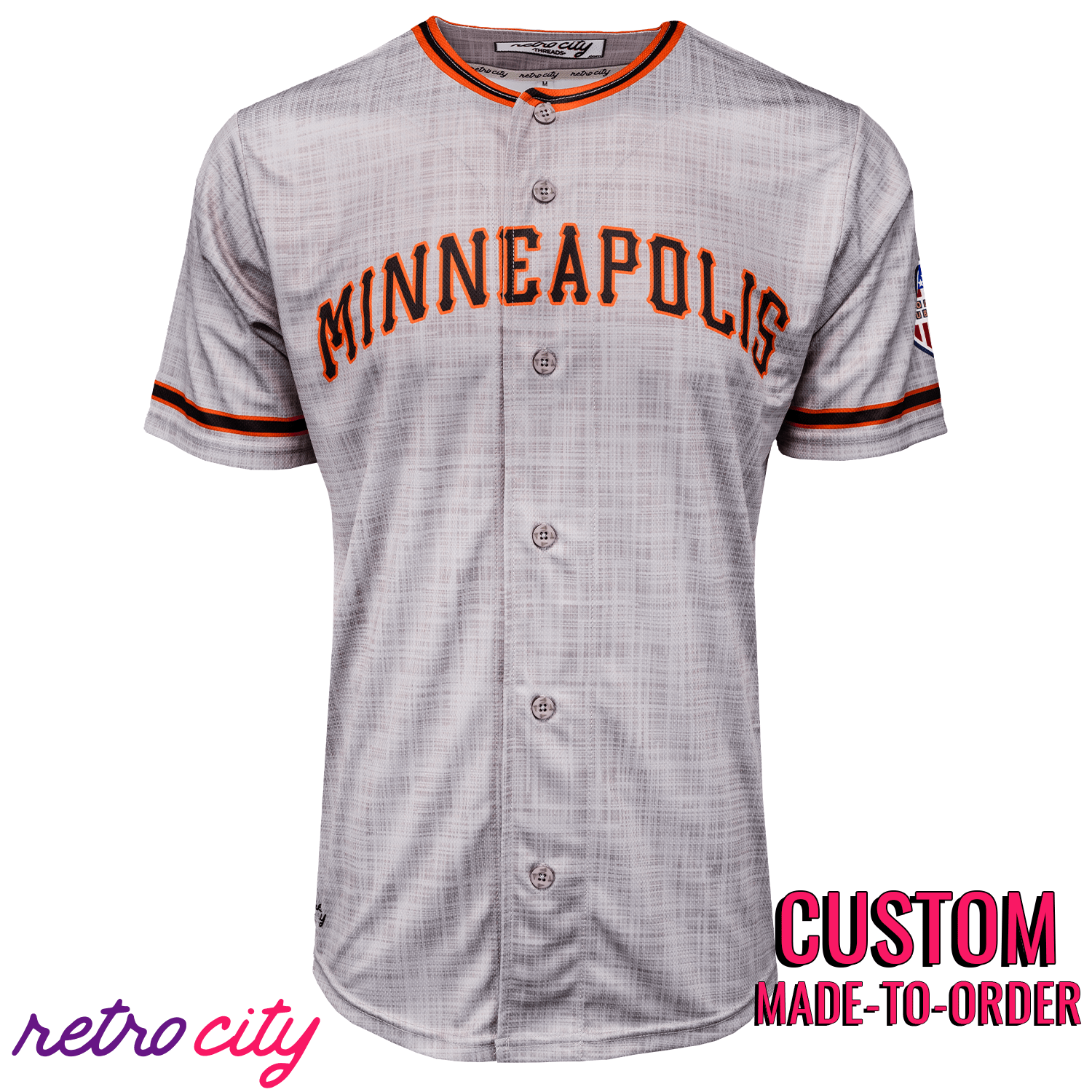 Minneapolis Millers 1951 Replica Vintage Custom Baseball Jersey Ebbets Flannel