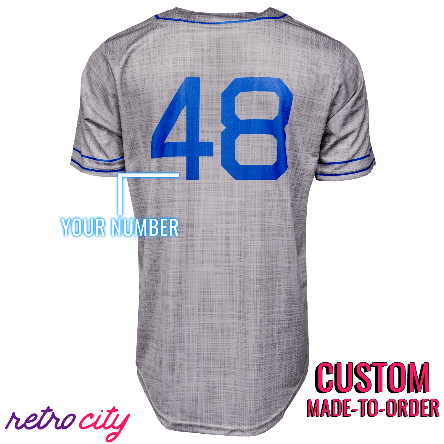 Montgomery Rebels 1948 Replica Vintage Custom Baseball Jersey