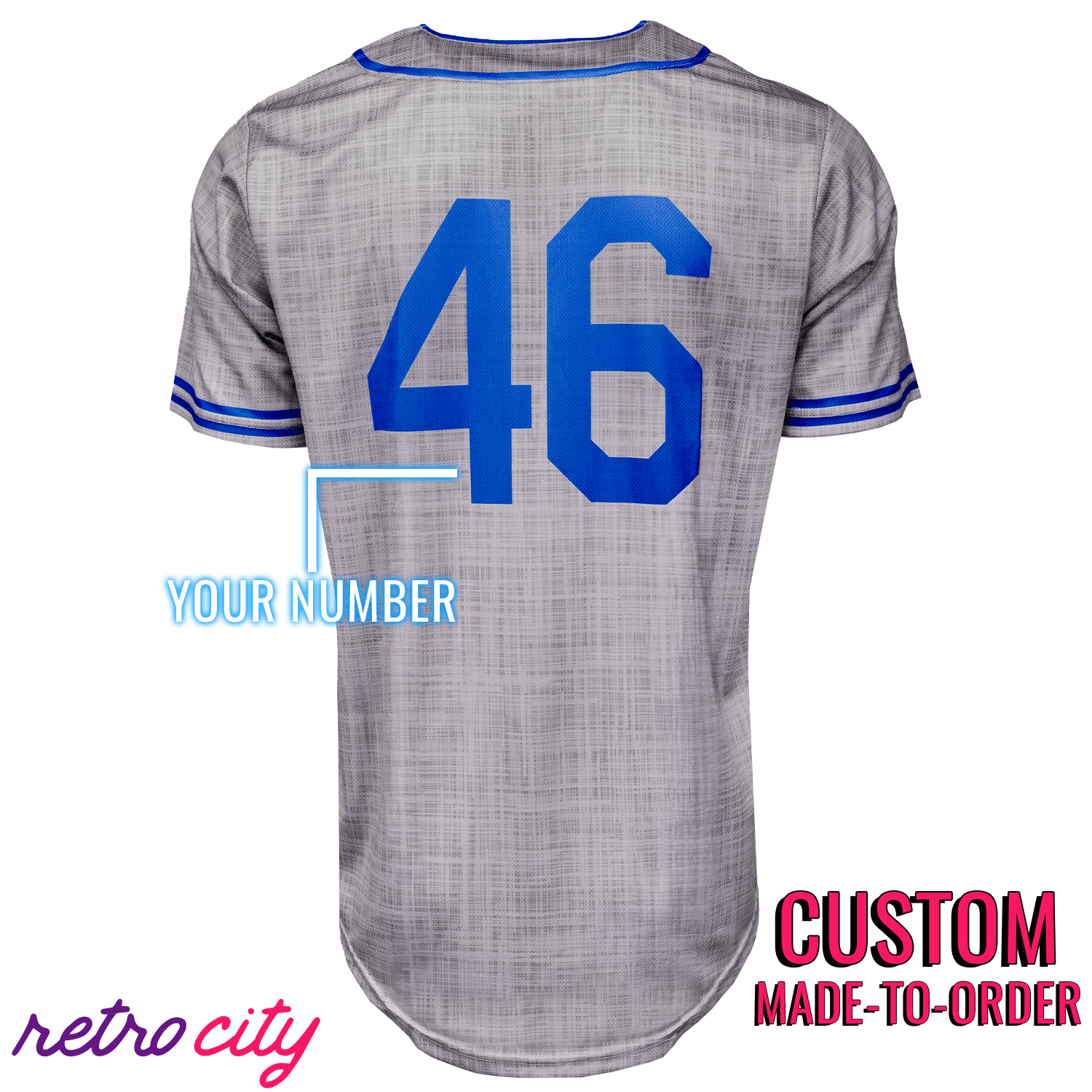 Montreal Royals 1946 Replica Vintage Custom Baseball Jersey