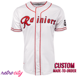 Seattle Rainiers 1961 Replica Vintage Baseball Jersey Ebbets Flannel
