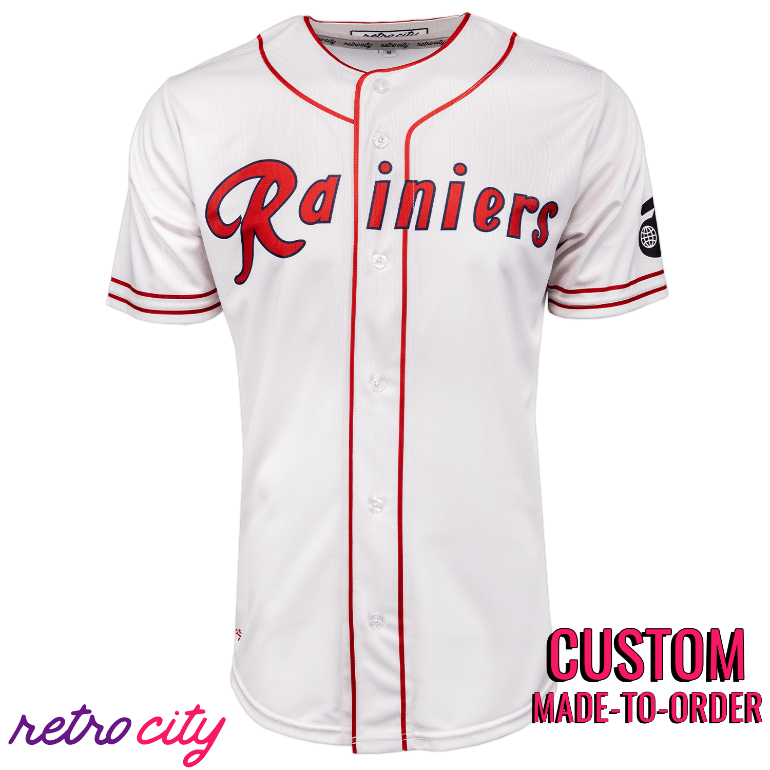 Seattle Rainiers 1961 Replica Vintage Baseball Jersey Ebbets Flannel