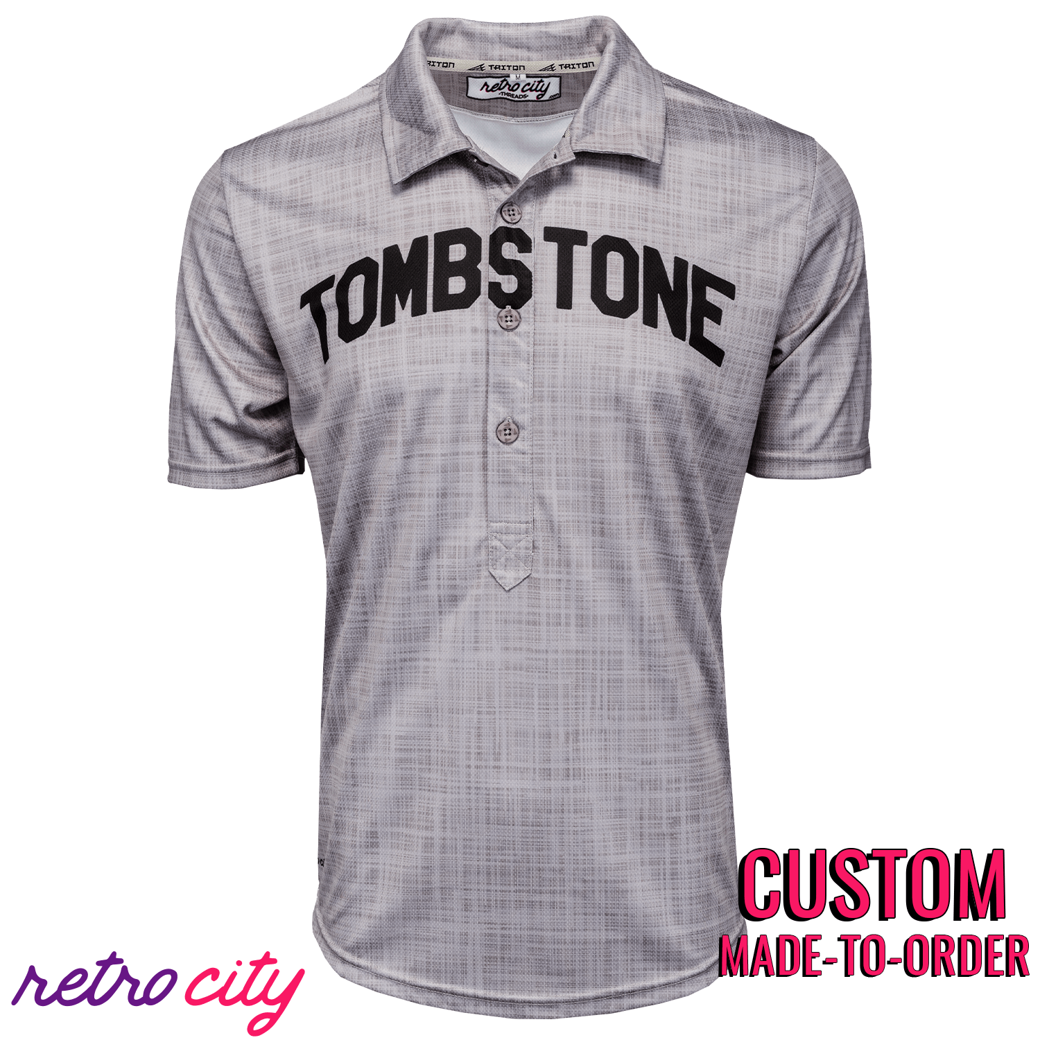 Tombstone Tigers 1883 Replica Vintage Baseball Jersey Ebbets Flannel